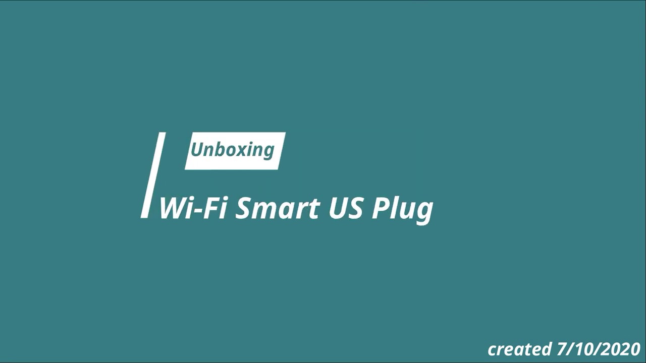 Unboxing - Tuya / Smart Life, E7WIN Brand, Wi-Fi Smart US ...