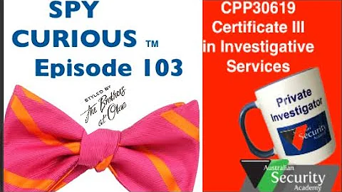 Friday Spy Curios TM - Episode 103 - October 29th Investigator Weekly News