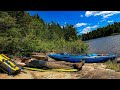 Kayak camping  zec des nymphes  lac des les