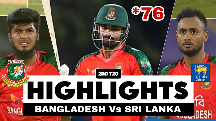 Bangladesh Vs Sri Lanka 2nd T20 Highlights 2025 | BAN Vs SL 2nd T20 Match Highlights 2025 | BAN v SL