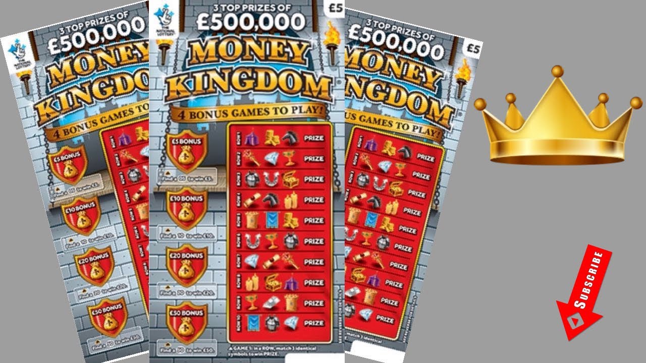 👑 5x Money Kingdom Scratch Cards 👑