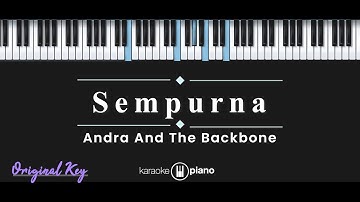 Sempurna - Andra And The Backbone (KARAOKE PIANO - ORIGINAL KEY)