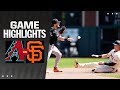 Dbacks vs giants game highlights 42124  mlb highlights