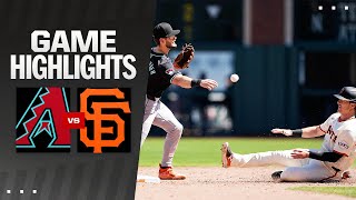 D-backs vs. Giants Game Highlights (4\/21\/24) | MLB Highlights