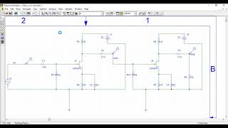 PSpice | cascade| FET  CS  transient responses| Frequency  response