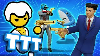 Mexican Standoff But Everyone Has Golden Guns | Gmod TTT