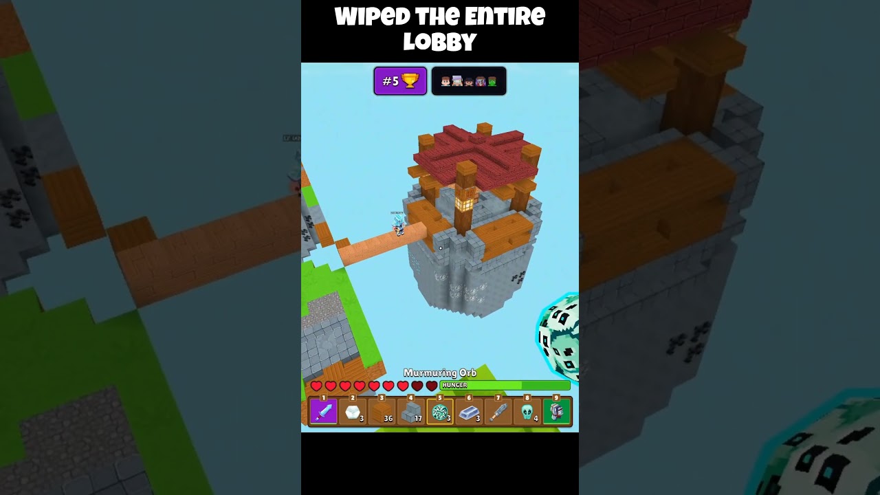 I Destroyed the Whole SkyWars Map MineFun io  