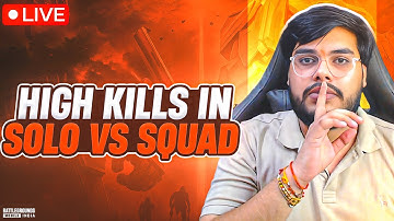 SOLO v SQUAD IS FUN 🥶 |JDisLIVE | #jdislive #bgmilive