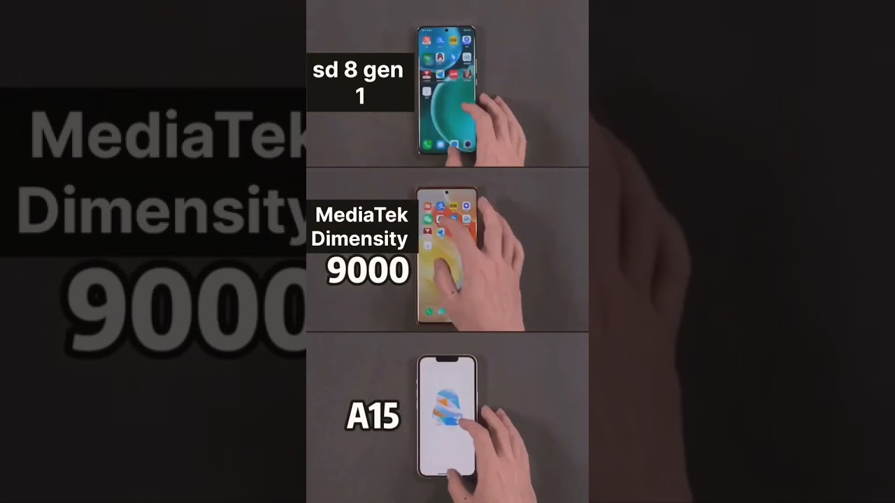 Snapdragon 8 gen 1 vs mediatek dimensity vs bionic A15 / 