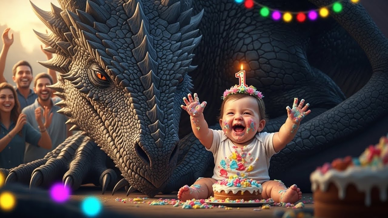 A Dragon Had Never Been Gentle… Until a Baby Crawled in to His Shadow One Night 