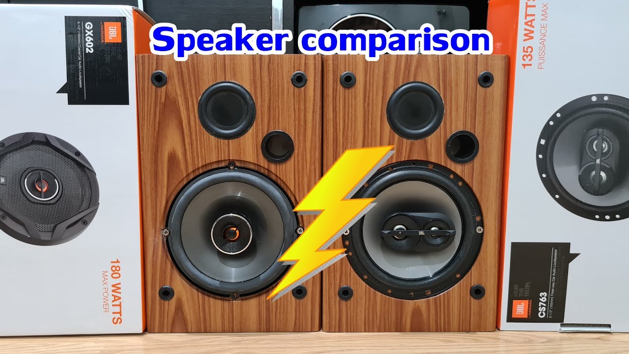 Car Audio ลำโพงรถยนต์ Speaker comparison JBL GX602 vs JBL CS763 นุ่ม