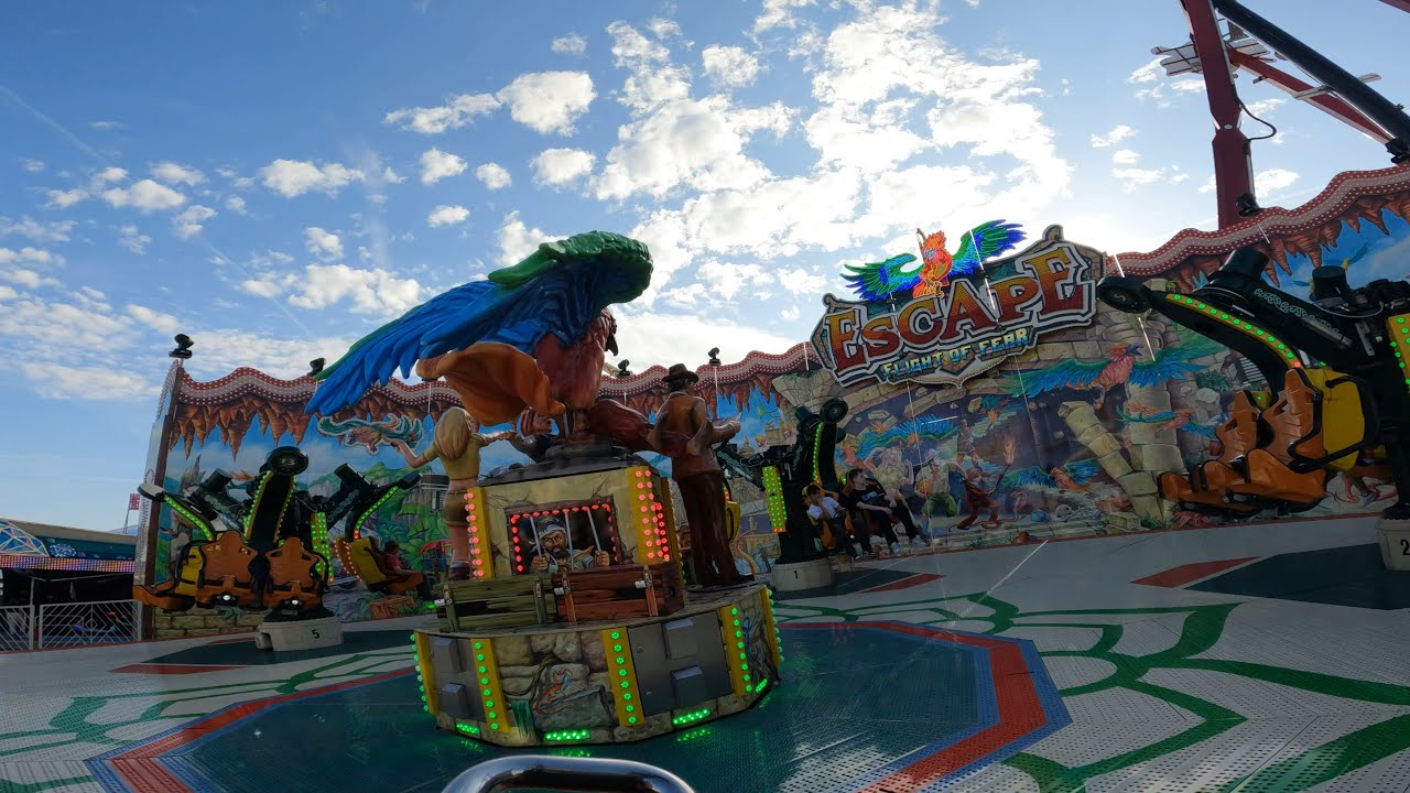 Escape: Flight of Fear (Köhrmann) Day Time On Ride Rheinkirmes Düsseldorf 2023