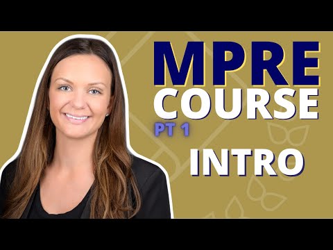 MPRE COURSE PART 1: Introduction