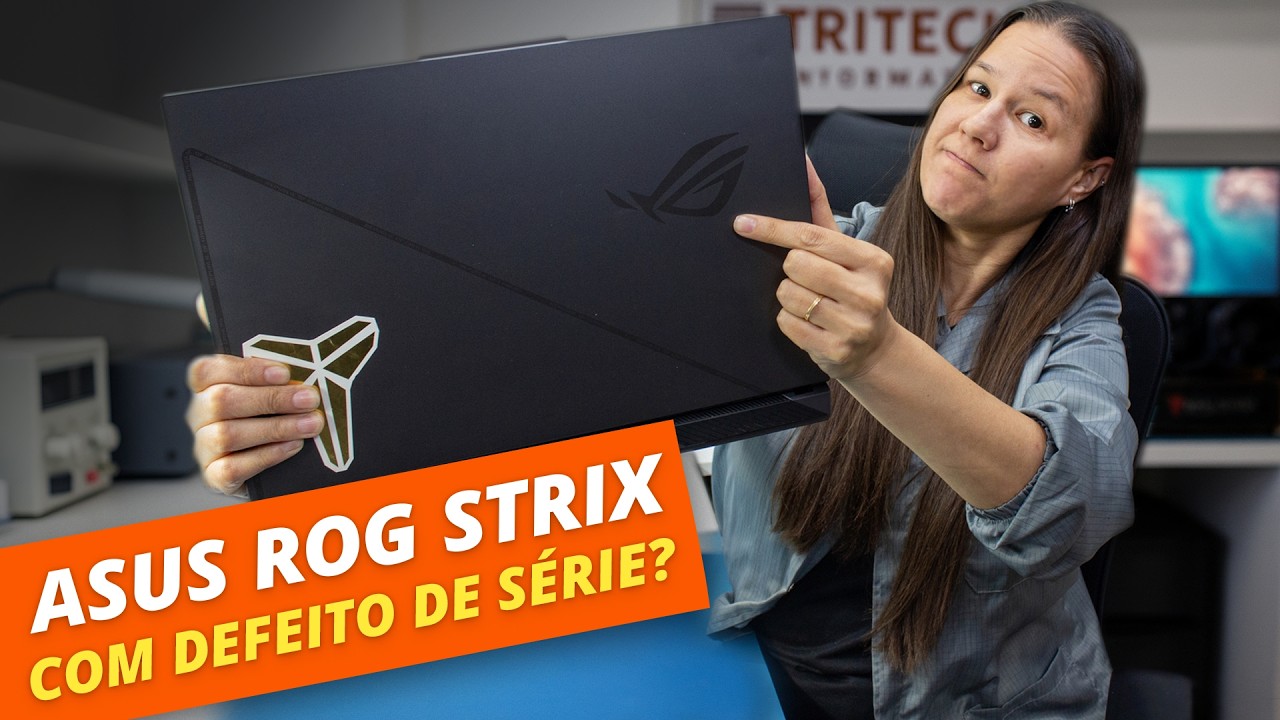 🚨 ASUS ROG Strix G16 (G614J) Não liga - Placa carbonizada!