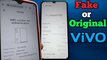 How to know if ViVO Y20i is original | How to check ViVO Y20i IMEI number