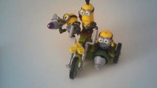 Набор Лего Миньоны Бандиты на Мотоцикле Крутая Самоделка из Лего |Набор Mega Construcs Миньоны