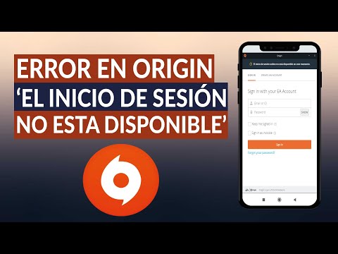 Cómo solucionar el error de ORIGIN &#039;el inicio de sesión no está disponible&#039;