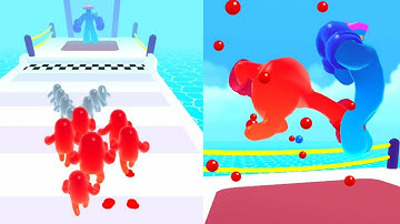 Join Blob Clash 3D Game All Level Gameplay Android, iOS Walkthrough New Update Thrillers Game JBC90