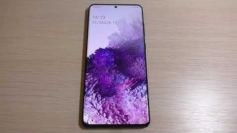 Samsung Galaxy S20+ Android 10 Bootanimation