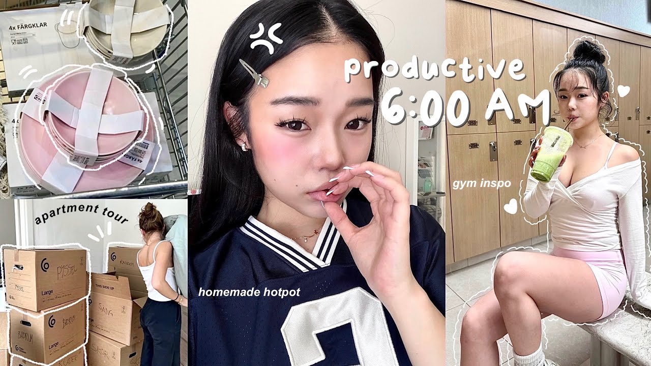 6:00AM SUMMER VLOG🍓📦: Empty apartment tour, moving to a new city, post grad life etc.