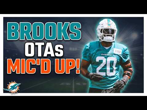 Dolphins Jordyn Brooks Mic'd Up is AMAZING! | Jackson Already Injured?!