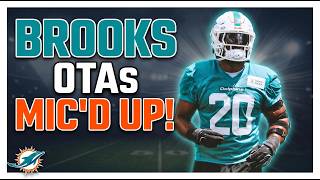 Dolphins Jordyn Brooks Mic'd Up is AMAZING! | Jackson Already Injured?!