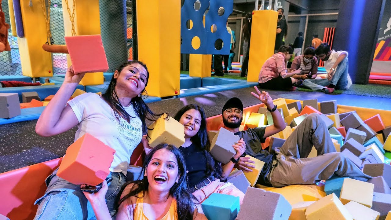 Bounce up Vadodara Vadodara' s first Trampoline park Taksh galaxy