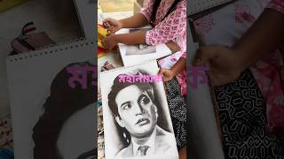 my student's artwork, how is it?? #viral #digitalcreator #viralreels #wacomtablet UttamKumarPortrait