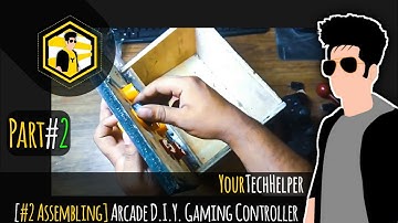 [D.I.YGadget] Making Arcade Stick Gaming Controller PART#2 Assembling Process #Diy #Tutorial #Gadget