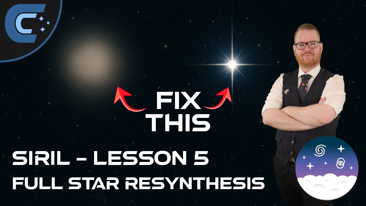 Fix Ugly Stars in Siril – Full Star Resynthesis Made Easy