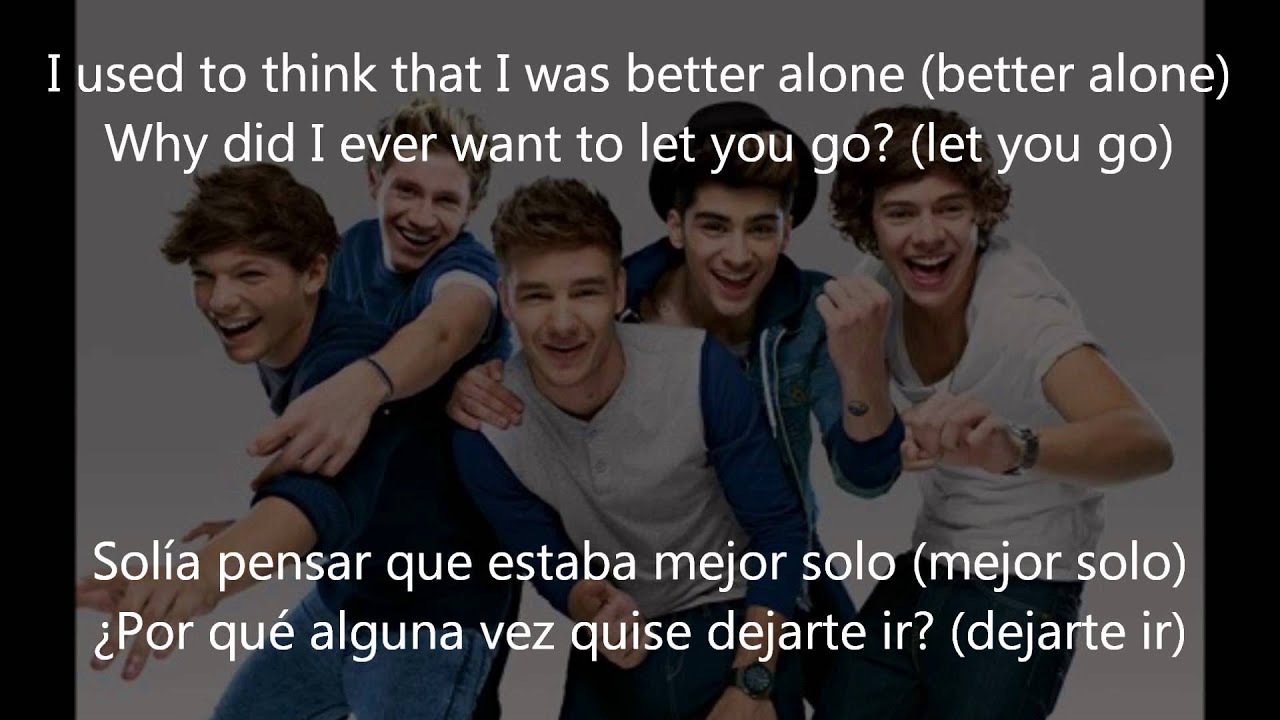 Rock me - One Direction - (Lyrics / Letra) Español e Inglés