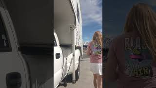 spend the day with me in the truck camper #truckcamper #rv #rvlife #vanlife #fulltimerv  #travel