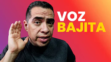 ¿Por qué hablo tan bajo?