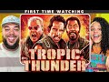 Oh my gosh tropic thunder 2008  first time watching  movie reaction