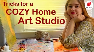 Set up a Home Art Studio When You Have No Space
