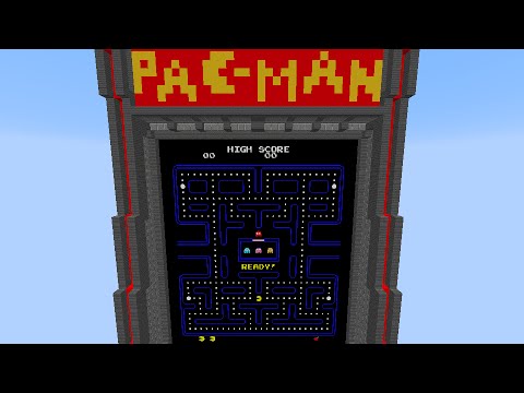 Pacman in Vanilla Minecraft w/ Real Ghost AI