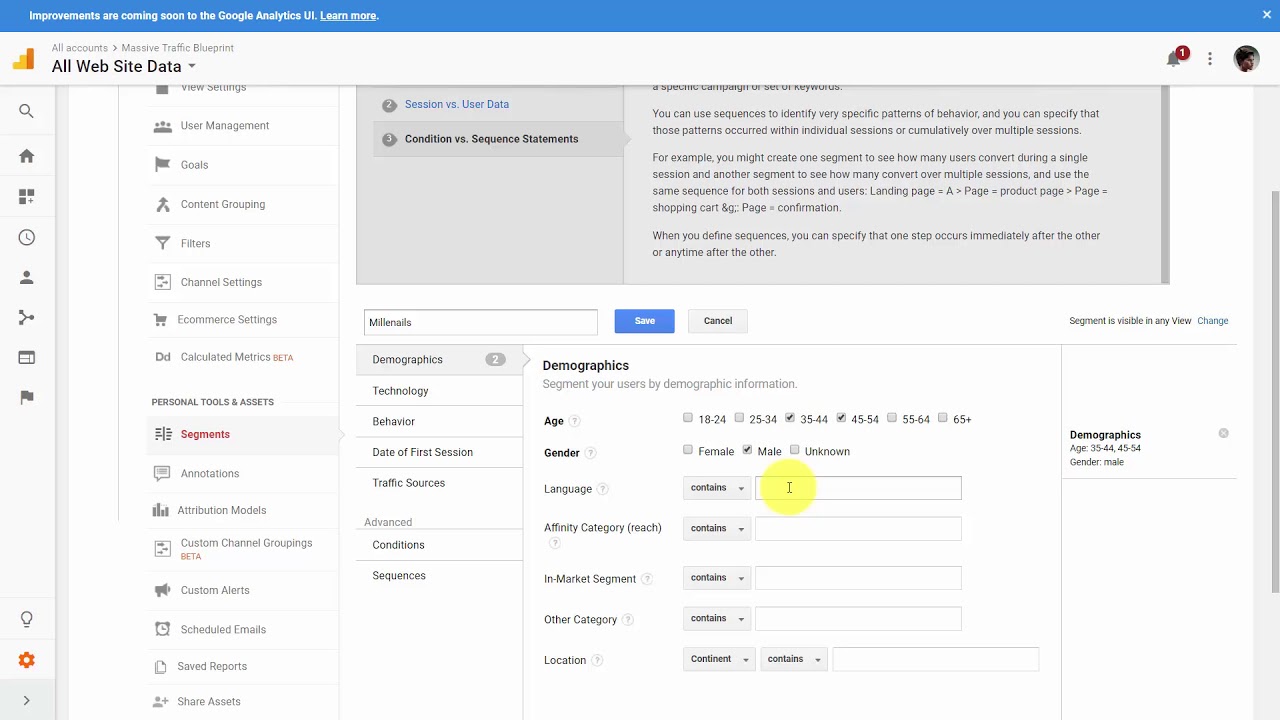 10 Set Up Custom Segments - YouTube