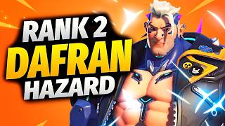 Hazard Is STRONGER Than You Think - Dafran! [Overwatch Season 2 Top 500 ]