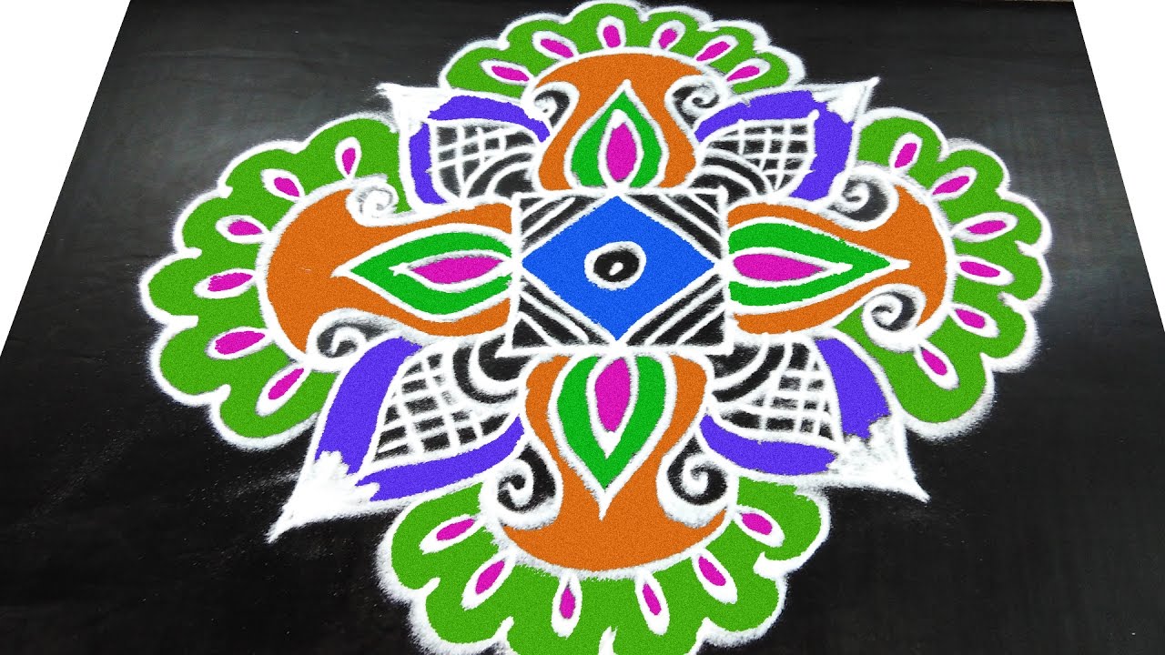 183 - Easy Rangoli Designs with Simple Kolam Design Art | Latest ...