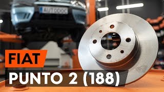 Hur byter man Bromsskiva FIAT PUNTO (188) - videoguide