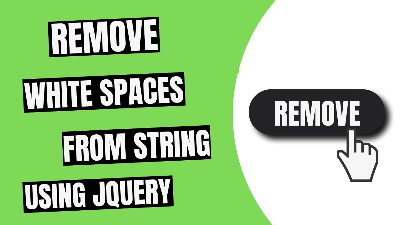 Remove White Spaces From Start And End Of String Using Jquery