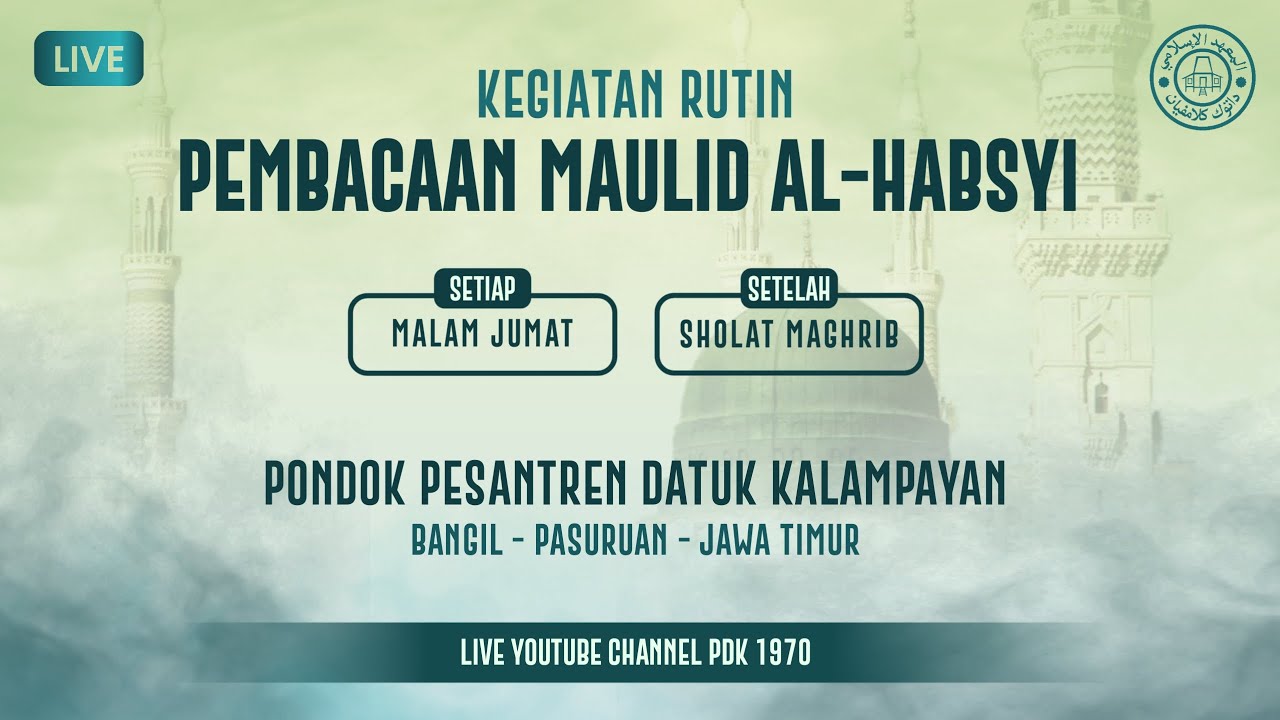 Pembacaan Maulid Al-Habsyi | 29 Januari 2026 | Ponpes Datuk Kalampayan, Bangil, Jawa Timur