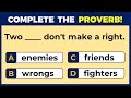 English Proverbs Quiz: Can You Get A Perfect Score? #challenge 5