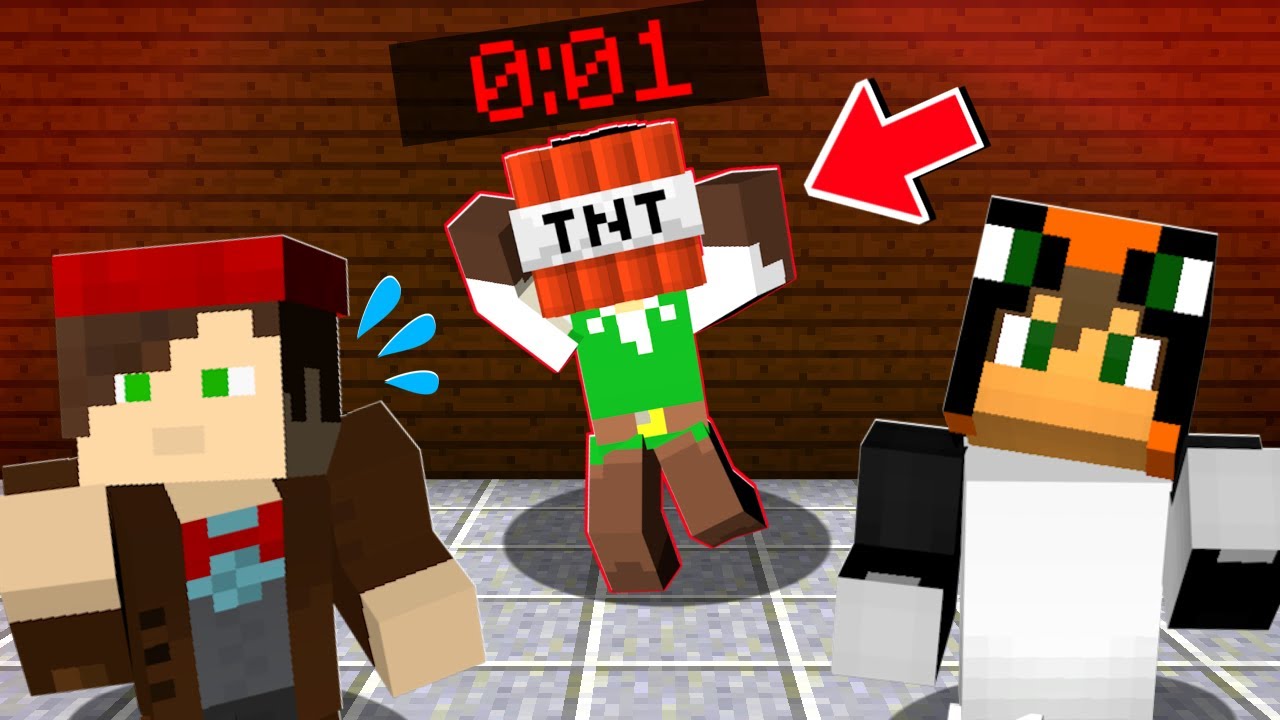 A huge explosion in 5 minutes 💣 Time bomb tag! [Minecraft] - YouTube