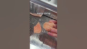 Salmon slicer for restaurants