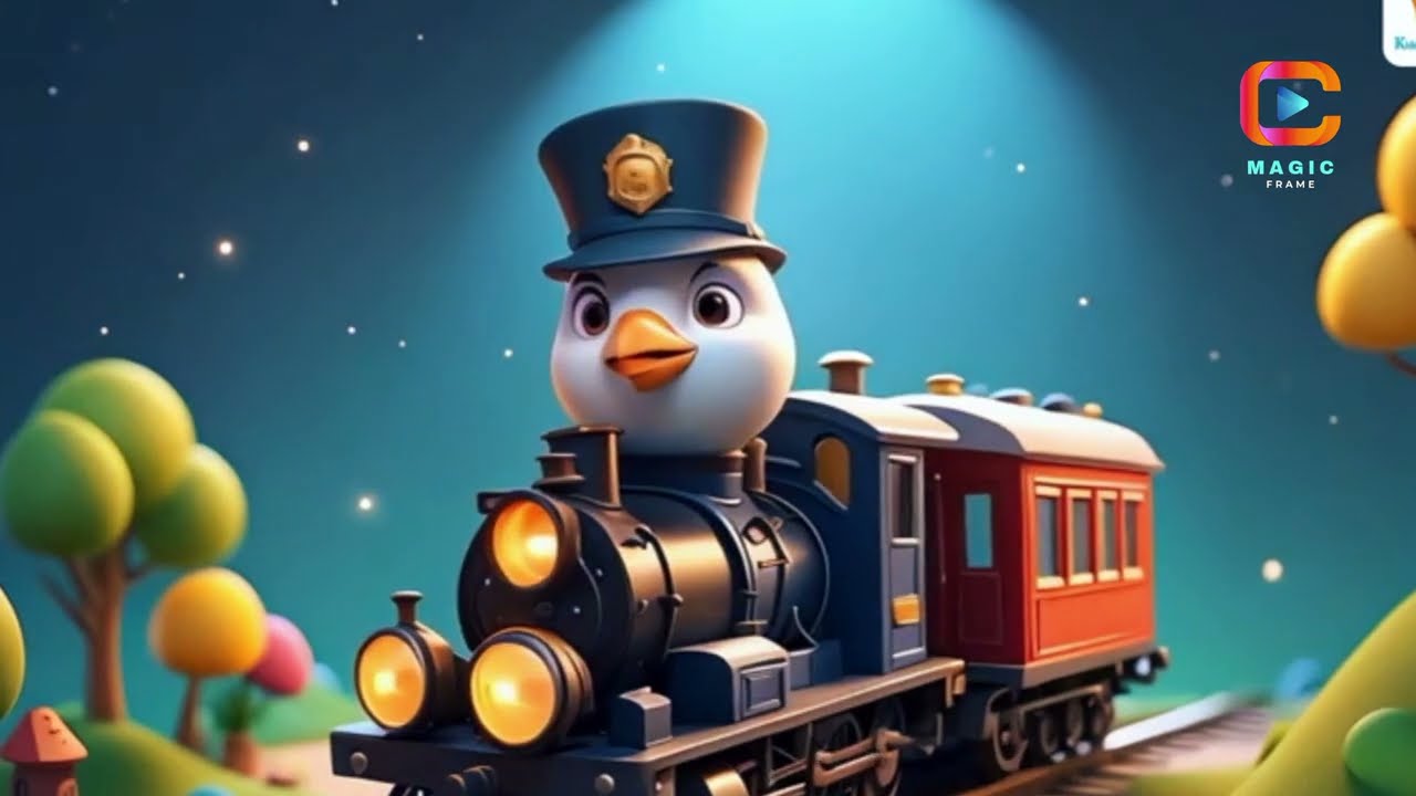 Fun Train Adventure for Kids | Exciting Animated Cartoon Video By Magic Frame 2.0
