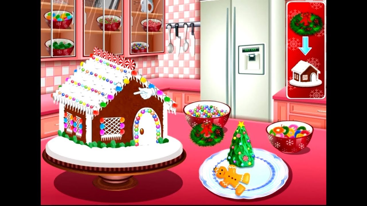 Gingerbread House Sara Cooking Class - Baby Game - Gameforbaby