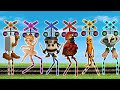 【線路アニメ】トゥン・トゥン・トゥン・サフールの魔法の杖 🐹🐸🐰 Italian Incredibox as Fumikiri Railroad Crossings Meme