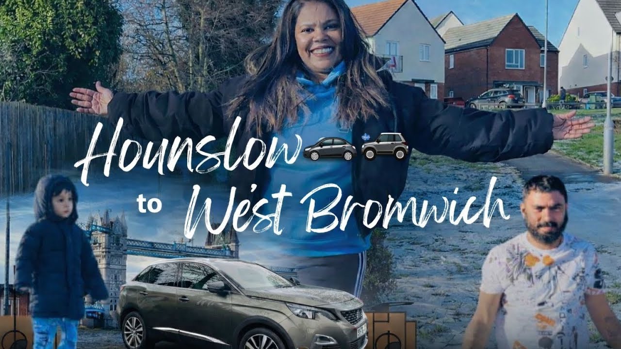 This happened😭|drive Hounslow to Tipton road Trip🚘| ❄️snow 