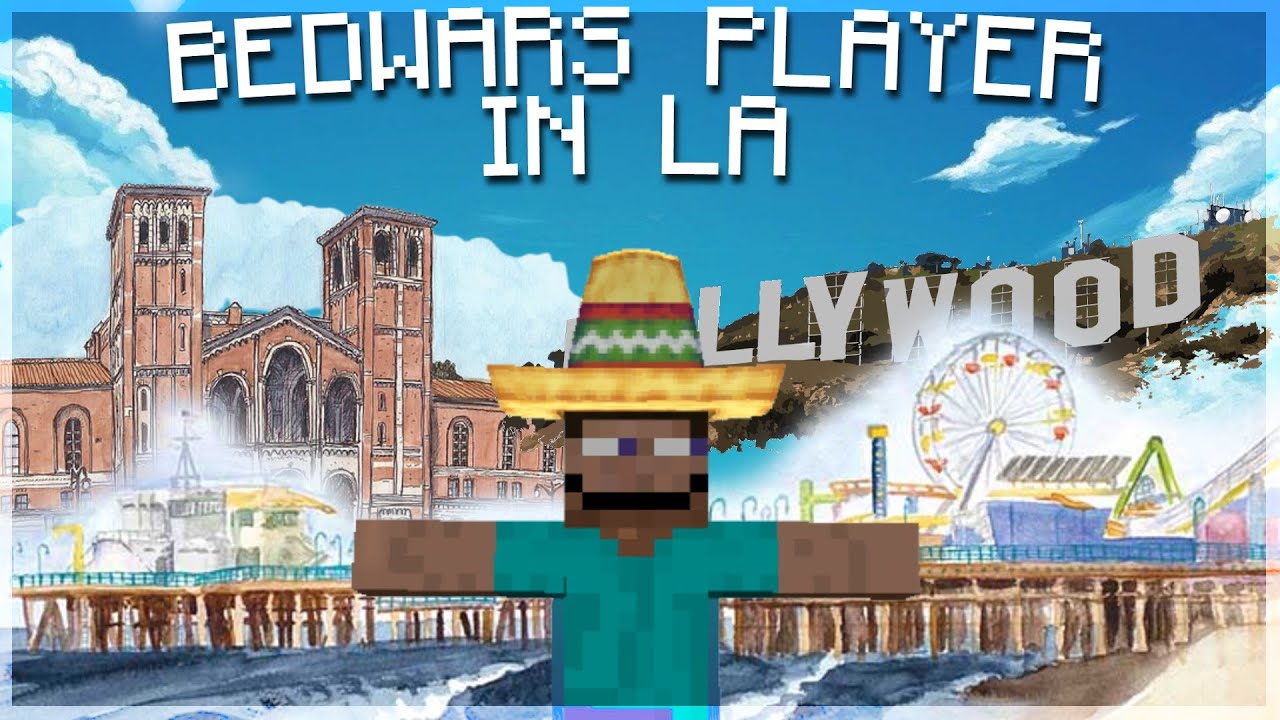 Bedwars Player in LA! | solo bedwars commentary
